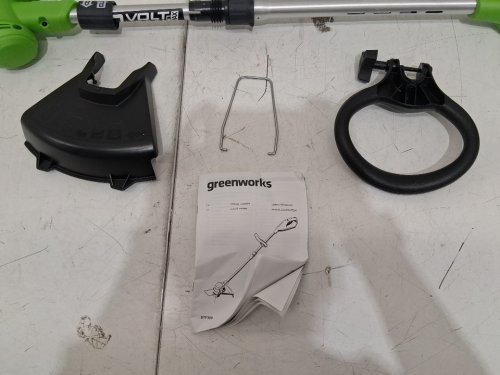 GREENWORKS CORDLESS STRING TRIMMER **TOOL ONLY** - 12" PATH 40V - GREEN/BLACK (MODEL: STF309/STF311) image 5