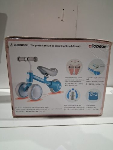 Baby allobebe adjustable balance bike - 55lb cap - pink - (Model: WB0601) image 5