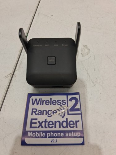 wifi extender/repeater WITH ETHERNET PORT - 300MBPS - black image 3