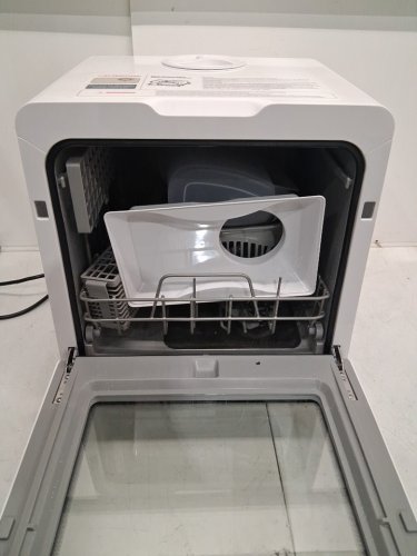 HERMITLUX COUNTERTOP DISHWASHER WITH 7 WASHING PROGRAMS, LED LIGHT, BUILD IN WATER TANK - 5L - WHITE/BLACK (MODEL: HDW5CW01) image 18