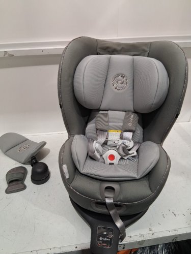 cybex sirona 360° swivel rotating convertible rear facing car seat with sensor safe technology and 12 positions, 50lb capacity - manhattan grey (model: 519004451) image 5
