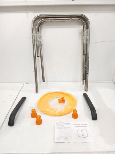 Stainless Steel Toilet Safety Grab Bars Stand Frame - 25" x 18.9" - Silver image 4