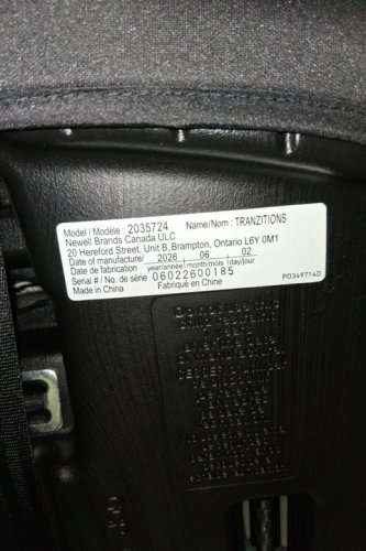 GRACO TRANZITIONS 3-IN-1 HARNESS/HIGHBACK/BACKLESS BOOSTER CAR SEAT - 100LBS MAX/CAP - PROOF/BLACK (MODEL: 2035724) image 4