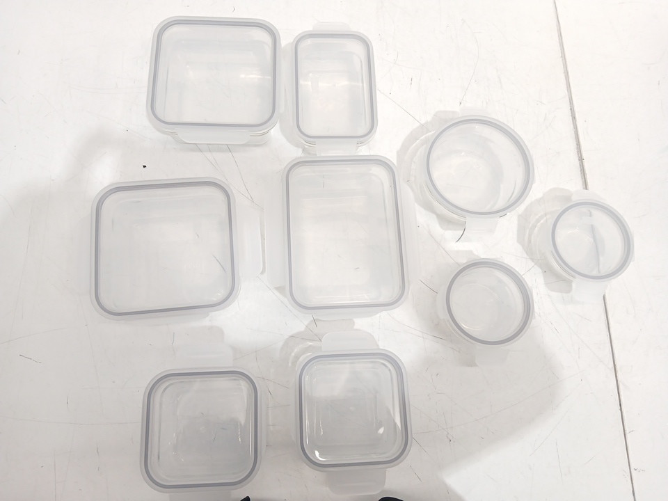 18PC Glasslock Glass Food Storage Set - Clear (model: 2379252) image 5