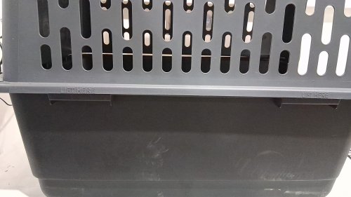 petmate aspen pet porter travel kennel / crate - 36" x 24.4" x 26.8" - 50lbs-70lbs - dark grey (model : 21183) image 11