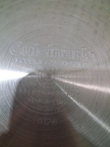 CUISINART CLASSIC COLLECTION SKILLET WITH LID - 12" - stainless steel (model : 722-30hsslc) image 4