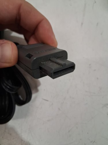 OEM Super Nintendo N64 Gamecube SNES AV RCA Video Cable  - 8ft - Grey image 3