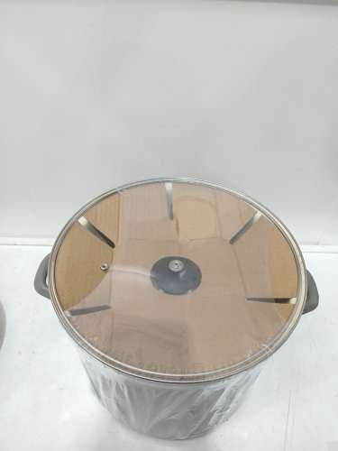 Starfrit Carbon Steel Stockpot with Glass Lid- 15L (16Qt) - grey image 5