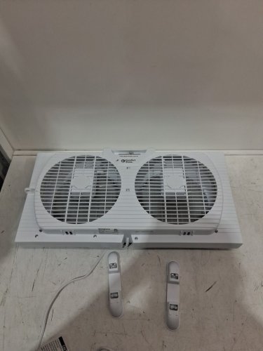 comfort zone window fan with 3 speeds - white (model: cz319wt2) image 4