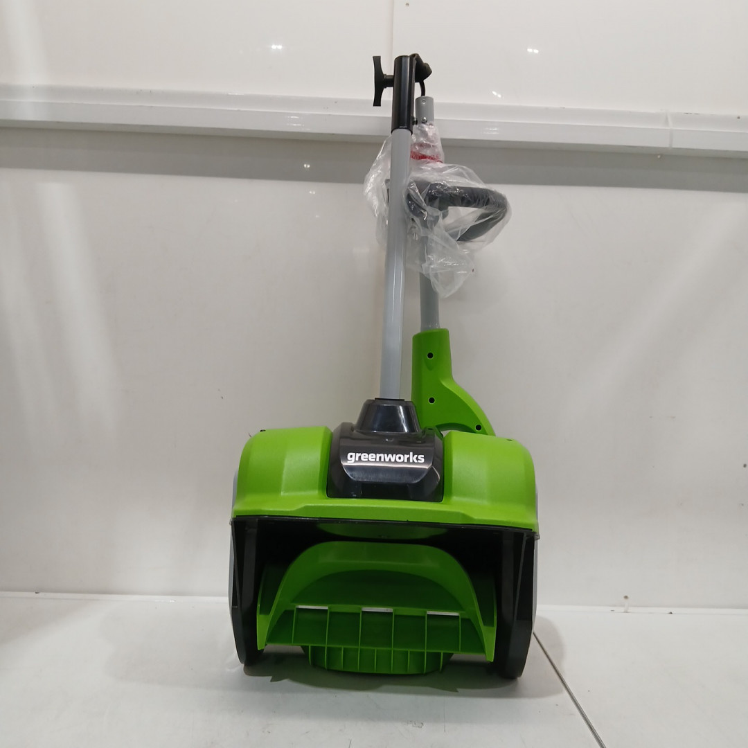 greenworks pro corded electric snow shovel - 8amp - 12" - GREEN (MODEL: gbss08000/2600802) image 3