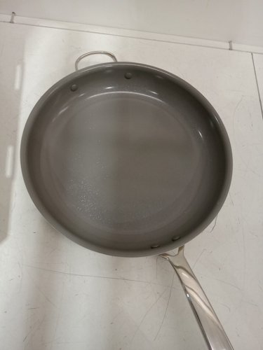 GreenPan "The Big Fry" Frypan non-stick, pfas-free, dishwasher safe & oven safe - 14" - cream (model: 1972977) image 2