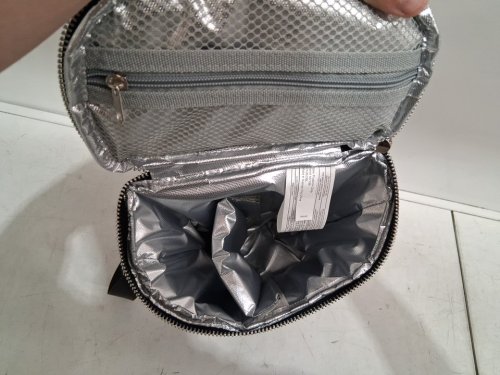 IGLOO LUXE WINE COOLER TOTE - FITS TWO 750ML WINE BOTTLES - 7.5" x 14" x 9" - black (model: 1819533) image 3