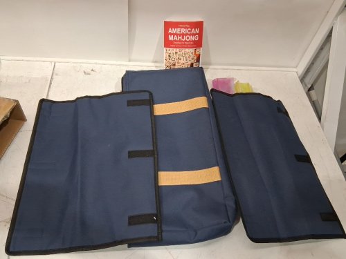 166pc american mahjong game set with case - blue image 3