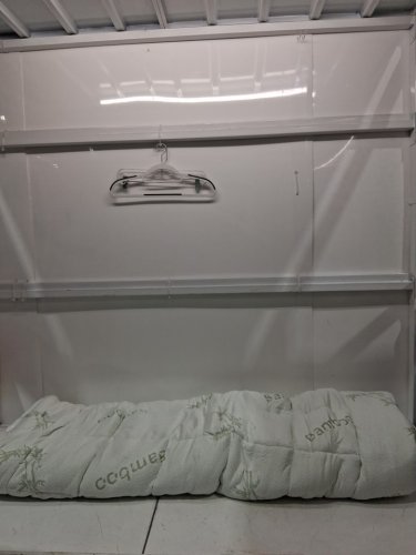 Fracho Ultra Soft bamboo cooling Mattress Topper - Queen - green/white image 2