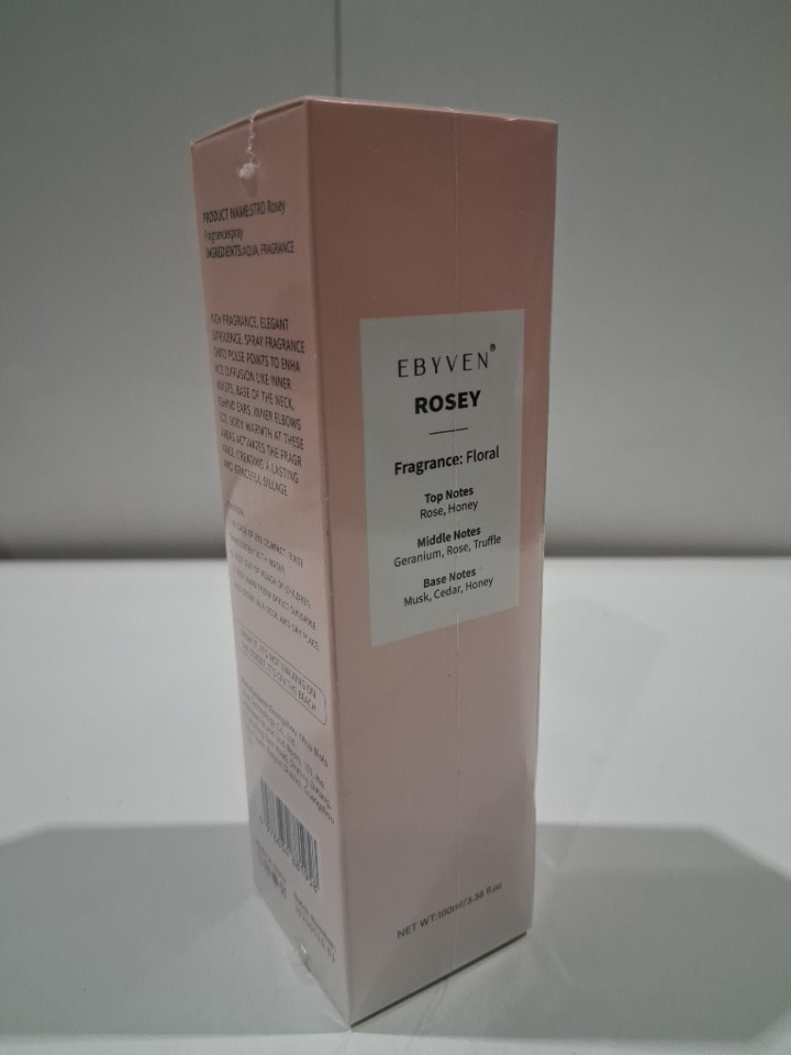 EBYVEN ROSEY PERFUMED BODY MIST WITH FLORAL FRAGRANCE - 100ML image 2
