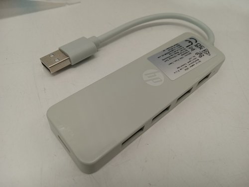 HP 5-in-1 Portable USB Docking Station Hub - 4 USB-A / 1 USB-C - Light Green image 3