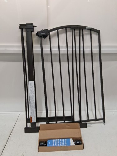 REGALO EASY STEP ARCHED DECOR SAFETY GATE - 30" x 29" - 35" - black (Model: 0370BRDS) image 3
