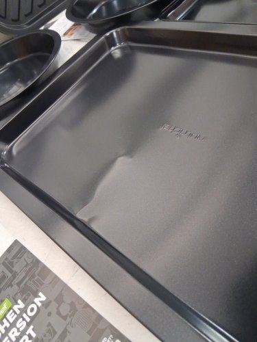 10PC NUTRICHEF Deluxe Carbon Steel Bakeware Set with Stylish Non-Stick Coating Inside AND Out - BLACK (MODEL: NCBS10S) image 5