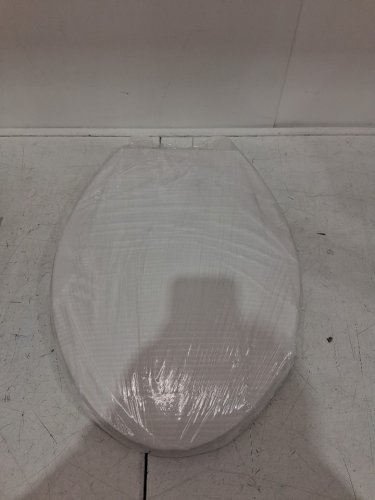 GARVEE ELONGATED SOFT CLOSE EASY CLEAN PLASTIC TOILET SEAT - 19" - WHITE - (MODEL: PHO_11GXK800) image 3