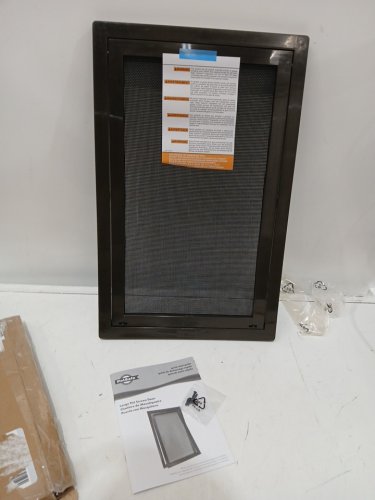 petsafe screen door for pets - 19" x 12" - large - brown (model: ZPA11-16492) image 4