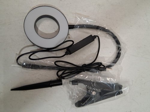 FLEXIBLE CLIP-ON LED PLANT GROWTH RING LIGHT - 16" 3000-6500K - BLACK image 3
