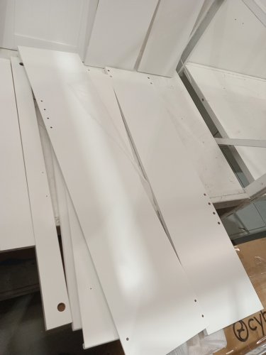COSTWAY over the toilet bathroom storage organizer - 66" x 25" x 9.5" - white (model: ba8363) image 10