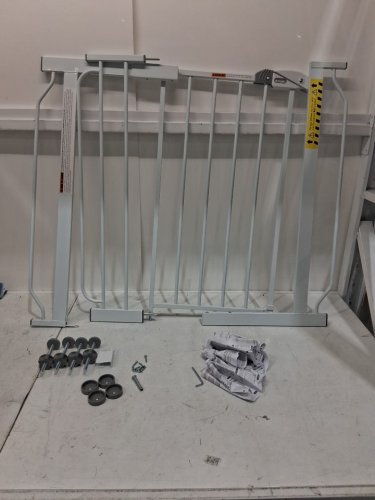 REGALO EASY-STEP METAL WALK-THROUGH SAFETY GATE - 30" X 29'' - 38.5'' - WHITE (MODEL: 1160DS) image 3