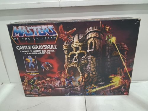 Masters of the Universe Vintage Castle Grayskull Playset with accessories - Grey (Model: JKH87) image 2