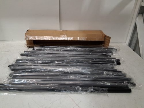 25pk Aluminum Deck Balusters, Railing Stair Porch Staircase Spindles, 3/4" Diameter, 26" LENGTH - BLACK image 2