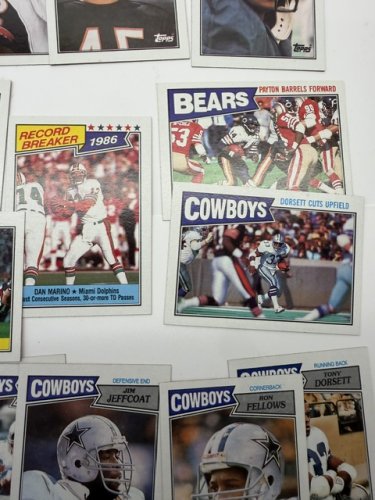 78 ASSTD 1987 1988 TOPPS FOOTBALL CARDS image 18