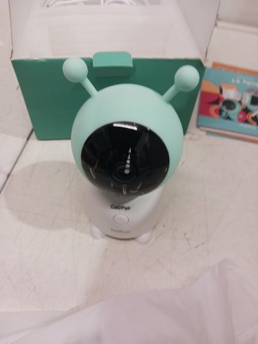 BOIFUN WiFi Video Baby Monitor Camera - 360° Rotation, Night Light, Auto Tracking, AI Motion & Sound Detection, Phone App Control, 3000mAh Battery, 2-Way Audio -5'' screen- white/teal (model:baby 6t) image 5