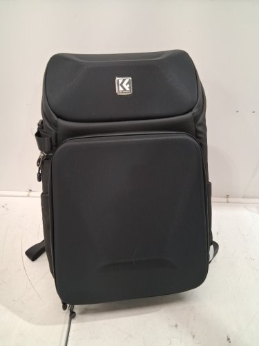 k&f concept waterproof camera bag with front hardshell - 20l capacity - black (model: KF13.144) image 3