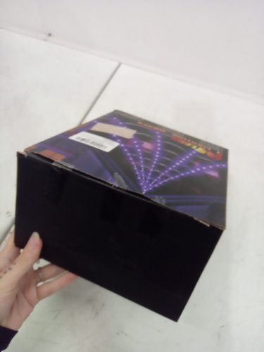 Outdoor Spider Web Lights Halloween Decorations - 135 leds - 16ft - 9 light modes - purple image 3