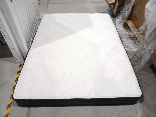 Mattress - Queen - White/Black image 2