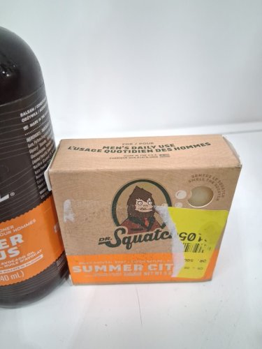 2PC MEN'S DR SQUATCH PRODUCTS - 340ML/5OZ - NATURAL CONDITIONER / NATURAL BAR SOAP image 4