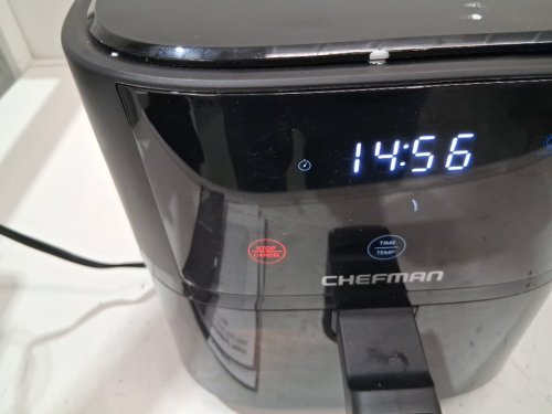 chefman turbofry touch 5.5L easy view air fryer - black (MODEL: ‎RJ38-4TW-BLACK-DS-CA) image 4