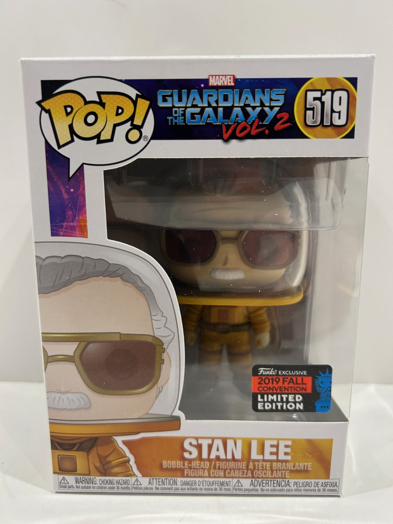 Funko pop! **2019 fall convention** Marvel guardians of the galaxy vol. 2 - stan lee bobble head (#519) image 2