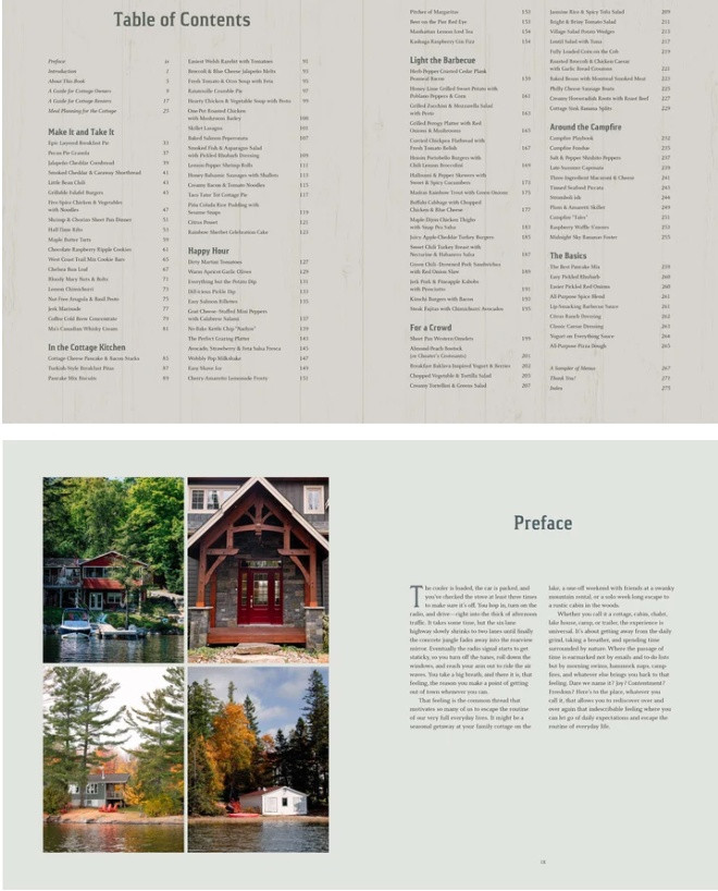 (Hardcover) The Essential Cottage Cookbook - simply delicious recepies for cottages, cabins and wherever your travels take you by Andrea Buckett image 3