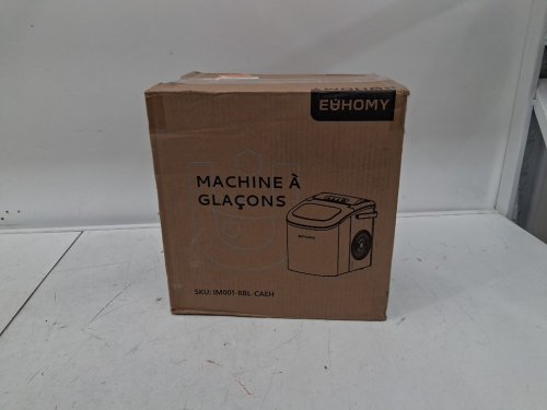 EUHOMY Countertop Ice Maker Machine - MAKES 26LB/Day - BLACK (MODEL: im-06d/IM001-Bbl-CAEH) image 2