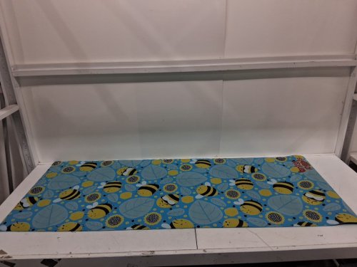 ANTSY PANTS KIDS YOGA MAT - 2FT x 5FT -Yellow Bumble Bees image 3