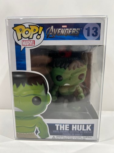 Funko pop! Marvel: marvel avengers - hulk vinyl figure (#13) **plastic protector cover** image 2