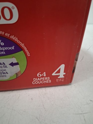 64PK HUGGIES LITTLE MOVERS huggfit Baby Diapers with 360° Waistband - SIZE 4 - disney mickey mouse(22 - 37LB) (model: 5661600) image 3