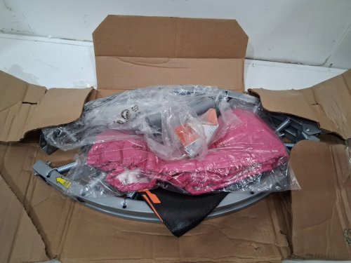 giantex foldable Rebounder Trampoline for Adults- 36" - 330lbs - pink image 4
