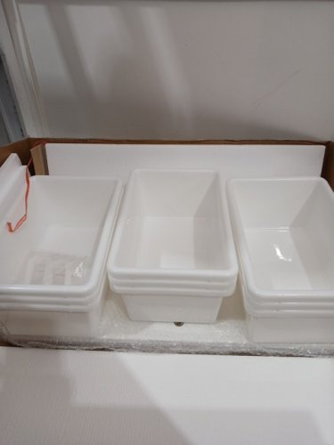 LENNOX HOME FURNITURE 3-TIER TOY STORAGE ORGANIZER WITH 9 PLASTIC BINS - WHITE (MODEL: JWTR-3006 WHITE) image 3