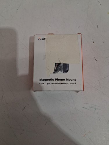 A2C Alloy Magnetic Golf Cart Phone Holder works with MagSafe devices - iron gray image 2
