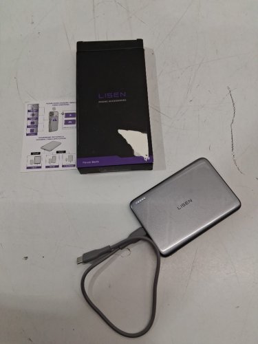 Lisen P601 Portable MagSafe Qi2 Wireless Power Bank - 5000mAh - Elephant Grey (Model: 2E470) image 2