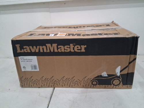 LawnMaster 19" Electric Lawn Mower - 1.5"-4" depth - 12AMP - black/orange (Model: ME1218X) image 3