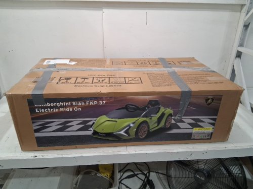 INFANS 12V Licensed Lamborghini Ride On Car with Parent Remote Control - 55lbs max - Yellow (Model: TQ10069US-YW) image 25