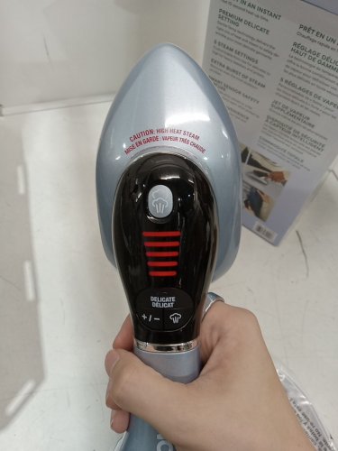 CONAIR 2-in-1 extreme steam steamer & iron - blue/white (model: gs408ctxc / 1554563) image 5