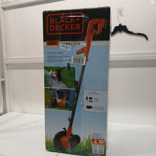 Black & Decker 20V Max Cordless Edger Lawn Kit with 1.5Ah Battery & Charger (Model: BCED400C1) image 2